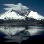 Mount St. Helens as it appeared two years after its catastrophic eruption on May 18, 1980.