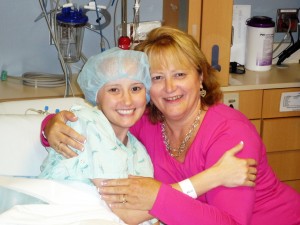 Sarah and her mom UWMC beast cancer
