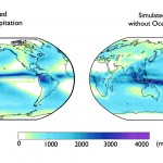 World precipitation map