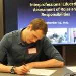 Joseph Falcone, a second-year medical student.