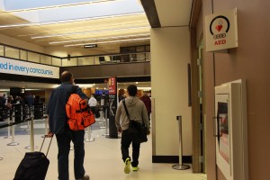 AED at aiport