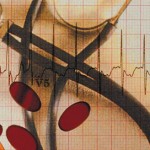 Pills and a stethoscope.