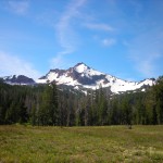 mountain and snow