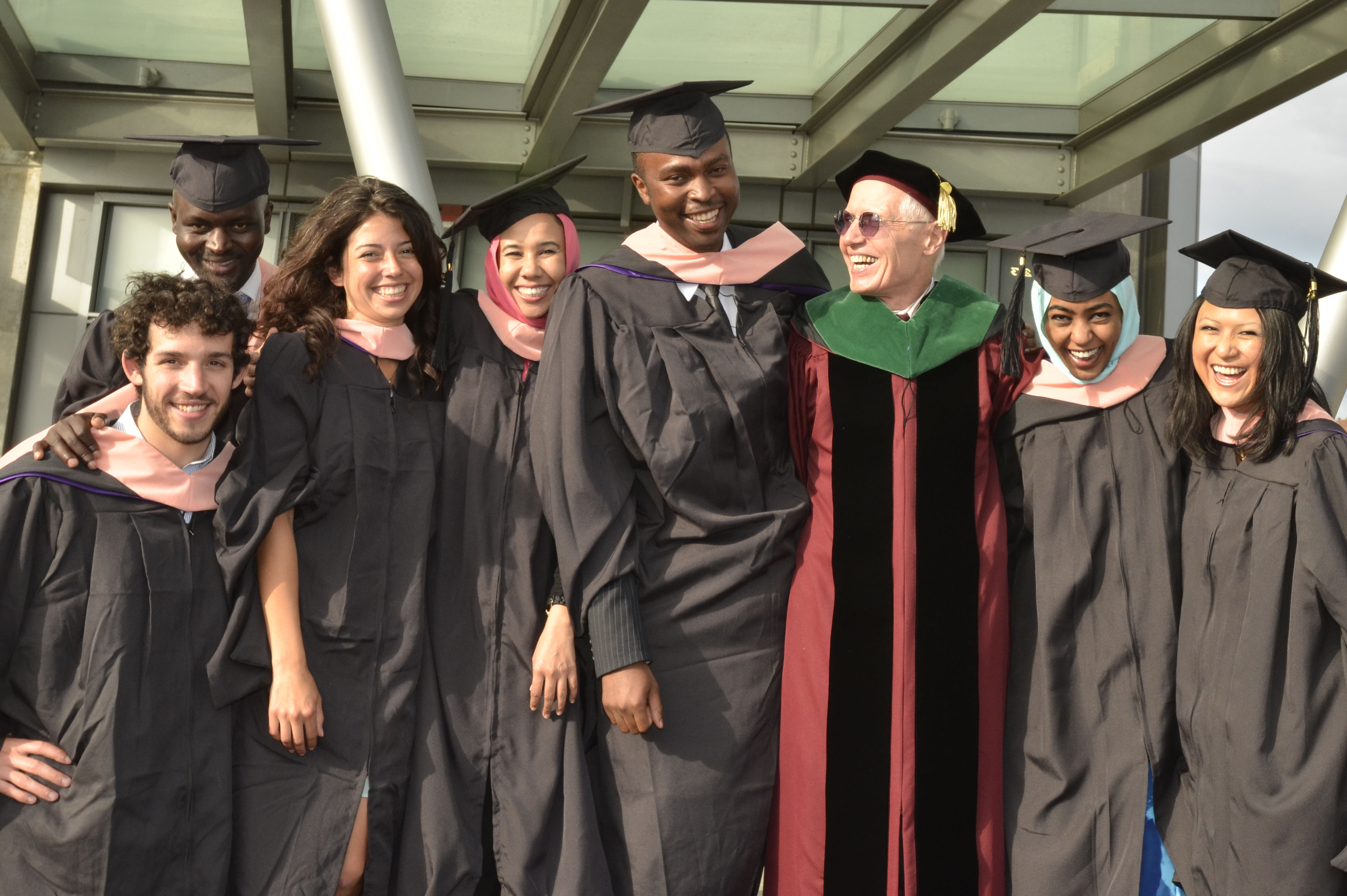Gloyd with grads
