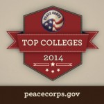 Peace Corps 2014 Top College rankings logo