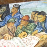 Part of the mural "Struggle Against Racial Descrimination"