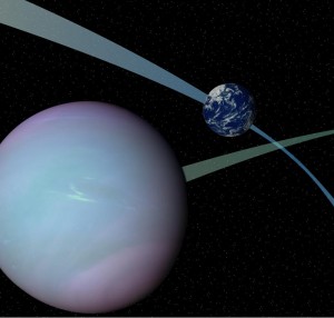 Tilted orbits such as those shown might make some planets wobble like a top that's almost done spinning, an effect that could maintain liquid water on the surface, thus giving life a chance -- according to new research by UW astronomer Rory Barnes.