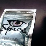 Package of "Spice," which is synthetic marijuana.
