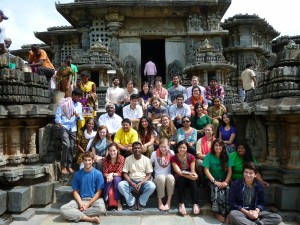 The student authors of "T.I.P.S. to Study Abroad," Bangalore, India, summer 2013.