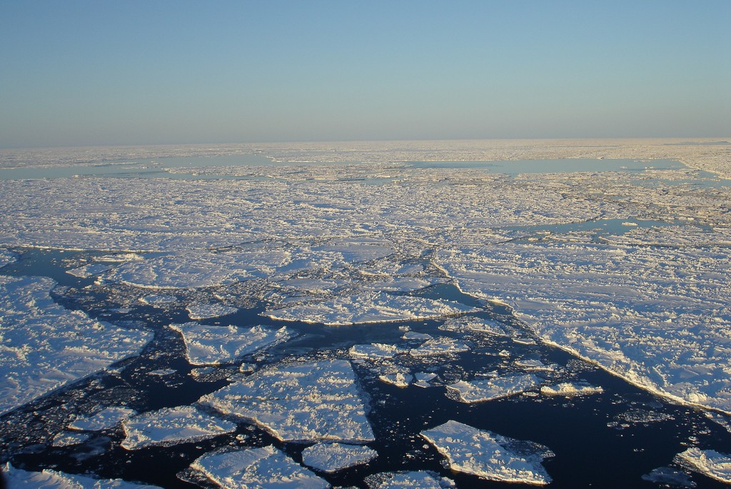 broken ice