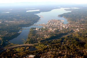 Aerial view of Olympia