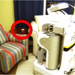 A PR2 robot successfully navigates to a medication bottle.