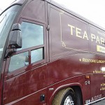 A Tea Party Express bus.