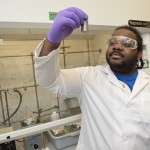 David Coven in the lab.
