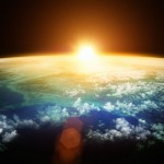 sun and earth
