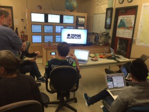 people in front of screens
