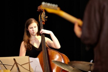 Jazz Studies major Carmen Rothwell, bass