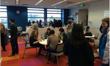 scene inside the data science studio.