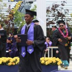 A scene from last year's commencement at the UW.