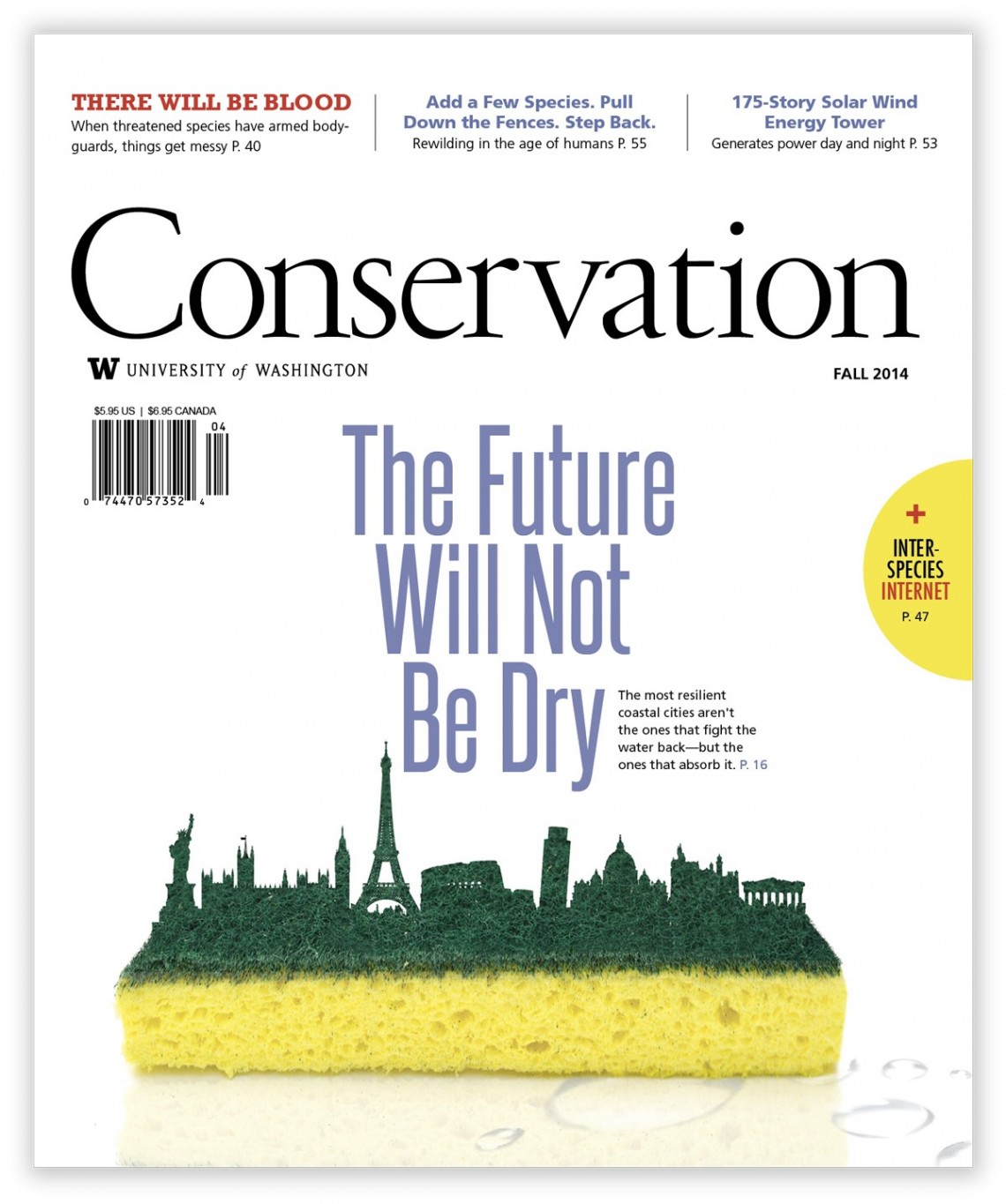 UW’s Conservation magazine snares top writing honors UW News