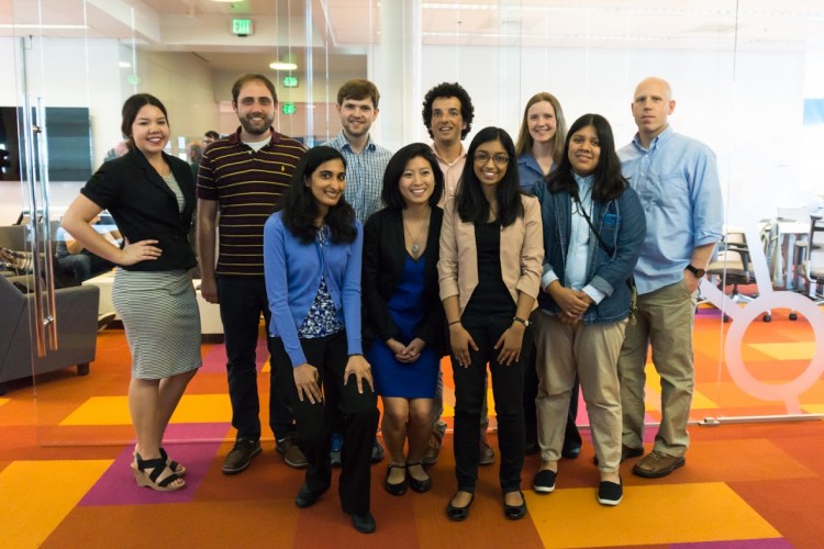 The Data Science for Social Good team that worked on the family homelessness project.