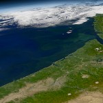 The Pacific Northwest from space.