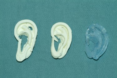 Carved ear models