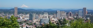 Skyline of Portland, Oregon