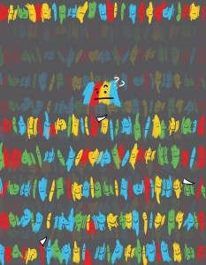 A new model and online tool help narrow down which genetic mutations affect how genes splice and may contribute to disease. In this illustration, the cell’s splicing machinery is trying to decide which of the splice sites (pictured as white flags) it should use.