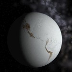 Earth, covered in ice.