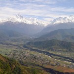 The Annapurna Massif thrones above the city of Pokhara, and has shed several cubic kilometers of earthquake debris to form the city’s foundations.