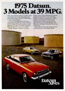 Photo of 1970s Datsun ad