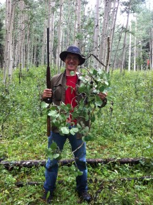 UW biology graduate student Leander Anderegg