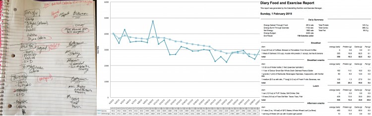 Photo of self tracking reports