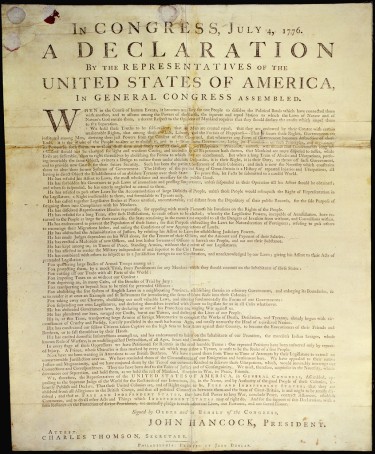 The latest installment of Information School professor Joe Janes' podcast series Documents that Changed the World discusses the 168 powerful words condemning slavery that were removed from the Declaration of Independence.