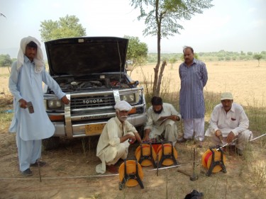 Picture of groundwater fieldwork