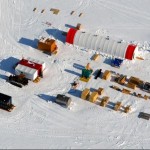 red tents on snow