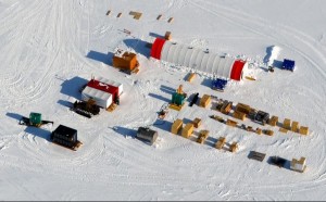 red tents on snow