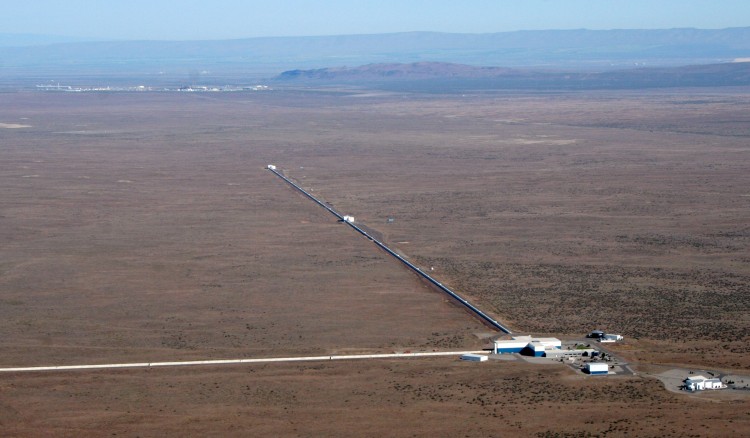 The LIGO facility in Hanford, Washington. Over 1,000 scientists from 15 countries make up the LIGO Scientific Collaboration.