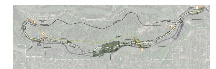 a map of the total loop trail.