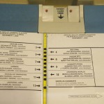 A "butterfly" ballot from Florida for the 2000 presidential election.