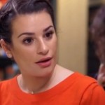 Actress Lea Michele is surprised to learn about her family roots from Devin Naar, UW assistant professor of International Studies and chair of the Sephardic Studies Program in the Stroum Center for Jewish Studies. The photo is from the May 1 season-ending episode of the TLC channel's show "Who Do You Think You Are?"