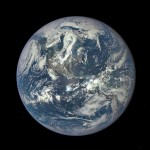 Image of earth with black background