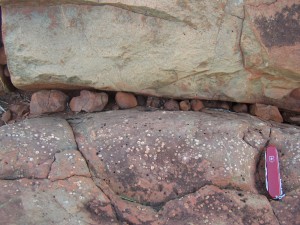 pink lava with small holes