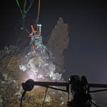camera illuminating seafloor
