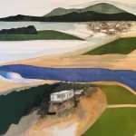 river valley and water