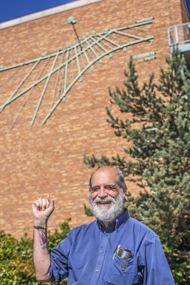 Asked by architects in the 1990s what he'd like adorning the then-new Physics-Astronomy Building, Sullivan, whose interests combine art, science and design, replied, "A sundial would be nice." A lifelong interest was born.