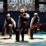 A still from the dance troupe Step Afrika!'s production of "The Migration: Reflections on Jacob Lawrence," to be performed Feb. 16-18 at Meany Hall.