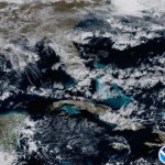 satellite image of clouds