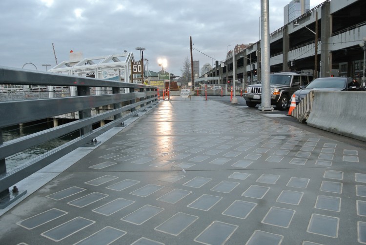 finished seawall
